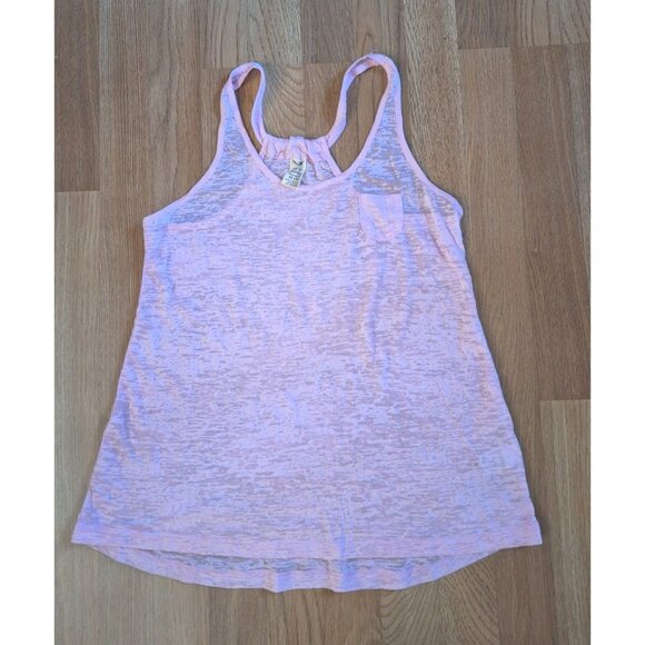 Faded Glory Pink Sheer Lightweight Girls Halter Summer Sleepwear Top Medium 8-10 - Picture 1 of 9